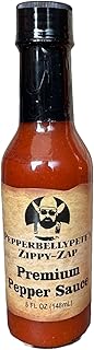 Pepper Belly Pete's Zippy-Zap Gourmet Hot Sauce-Pepper Sauce-Premium Red Cayenne 5oz