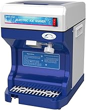 Leconchef Electric Tabletop Ice Crusher Shaver Snow Cone Maker Machine 265lbs/hours for Home&Commercial Use Adjustable Ice Fineness 320 RPM Rotate Speed Strong power