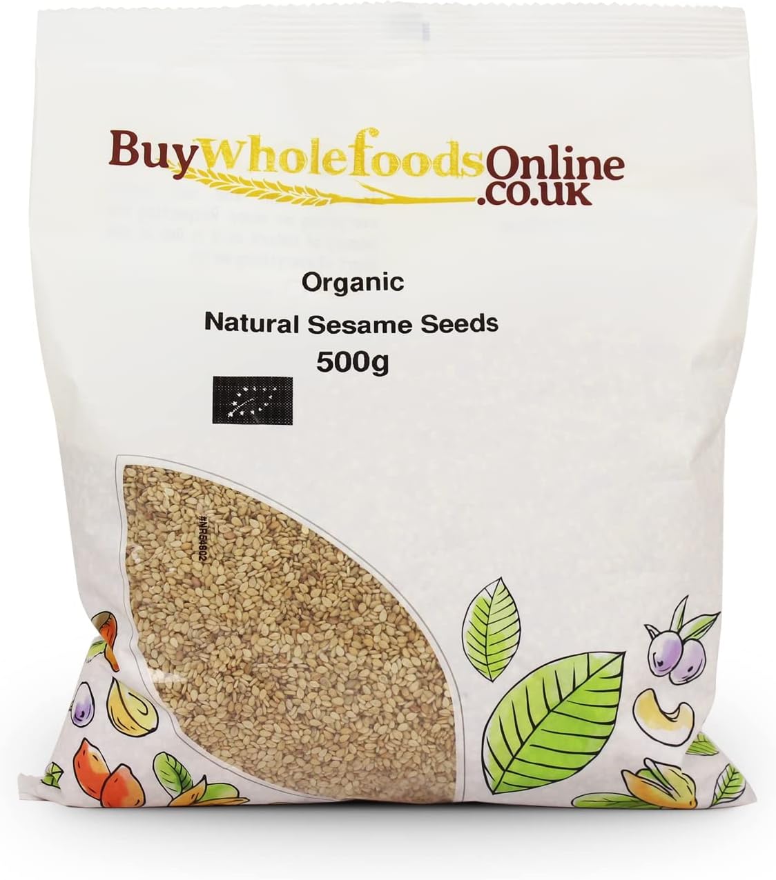 Organic Natural Sesame Seeds 500g (BWFO)