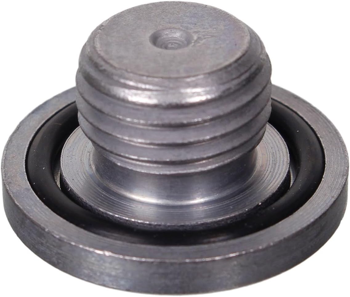 febi bilstein 48876 Oil Drain Plug with o-ring, 1 unit | Compatible with: BMW 3, 3 Cabriolet, 3 Compact, 3 Coupe, 3 Touring, 5, 5 Touring, X3, X5, Chevrolet Aveo / Kalos Notchback