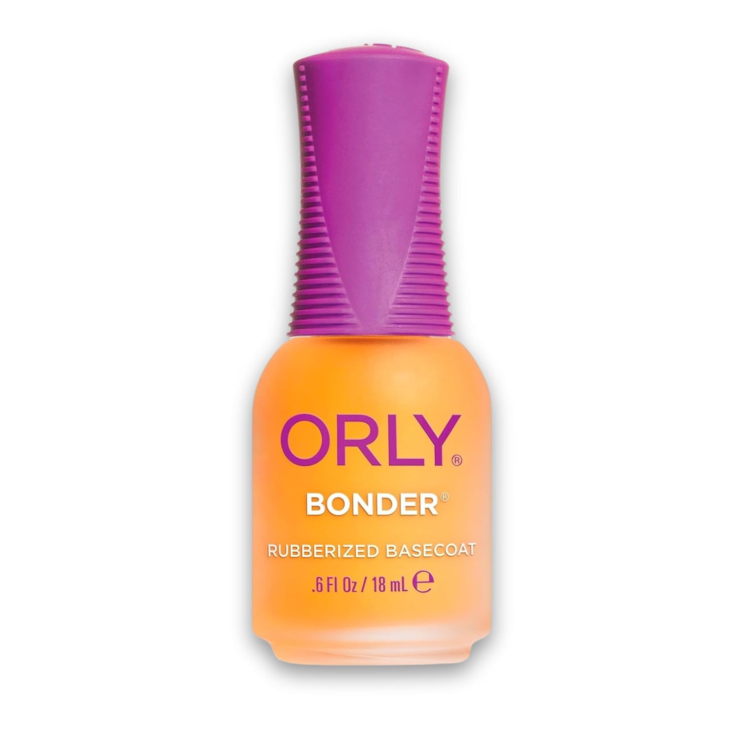 ORLY Bonder | Nail Polish Base Coat | Rubberized Basecoat for Long-Lasting Manicures & Pedicures | Non-Toxic | 0.6 fl oz
