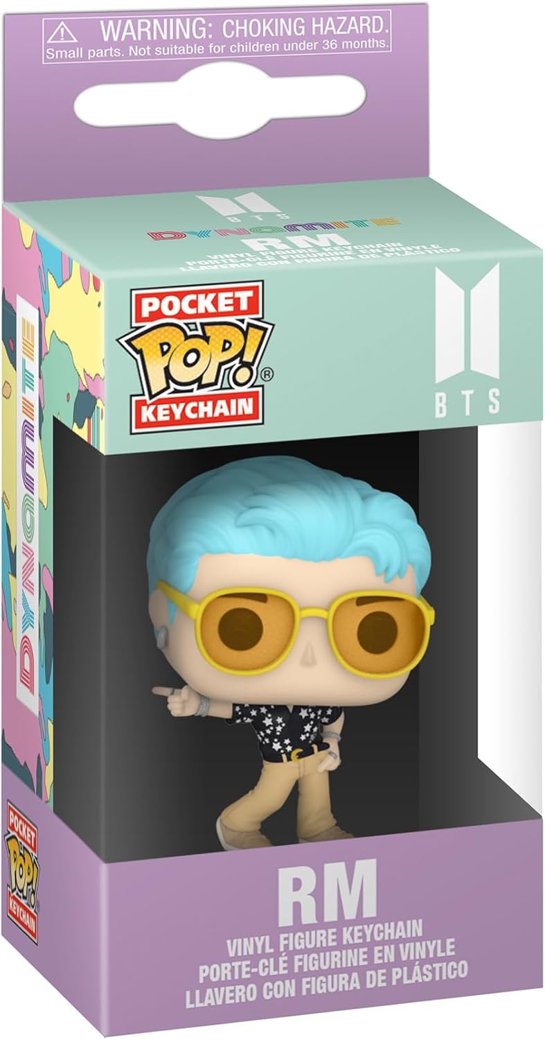 Funko POP! Keychain: BTS - Dynamite - RM Novelty Keyring - Collectable Mini Figure - Stocking Filler - Gift Idea - Official Merchandise - Music Fans - Backpack Decor