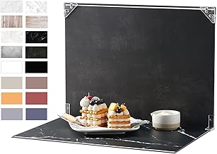 8Pcs 16Patterns Table Top Small Food Background Kit Makeup Product Shooting Backdrop Photo Backdrop Board Product Photography for Small Product Photography(Small Size 16.5x11.7in)