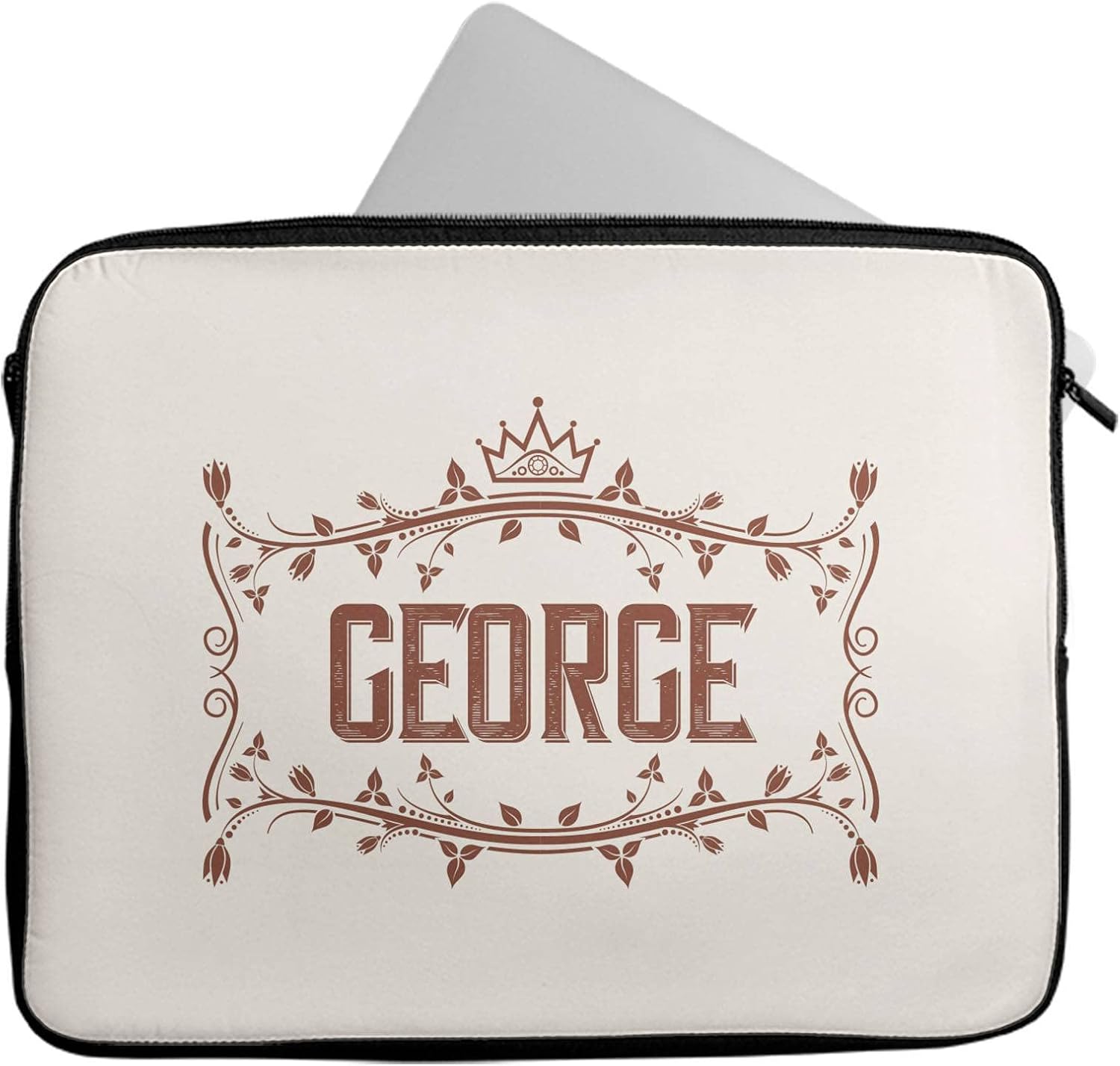 Personalised Any Name Generic Design Laptop Case Sleeve Tablet Bag Chromebook Gift 449 (9-10 inch)