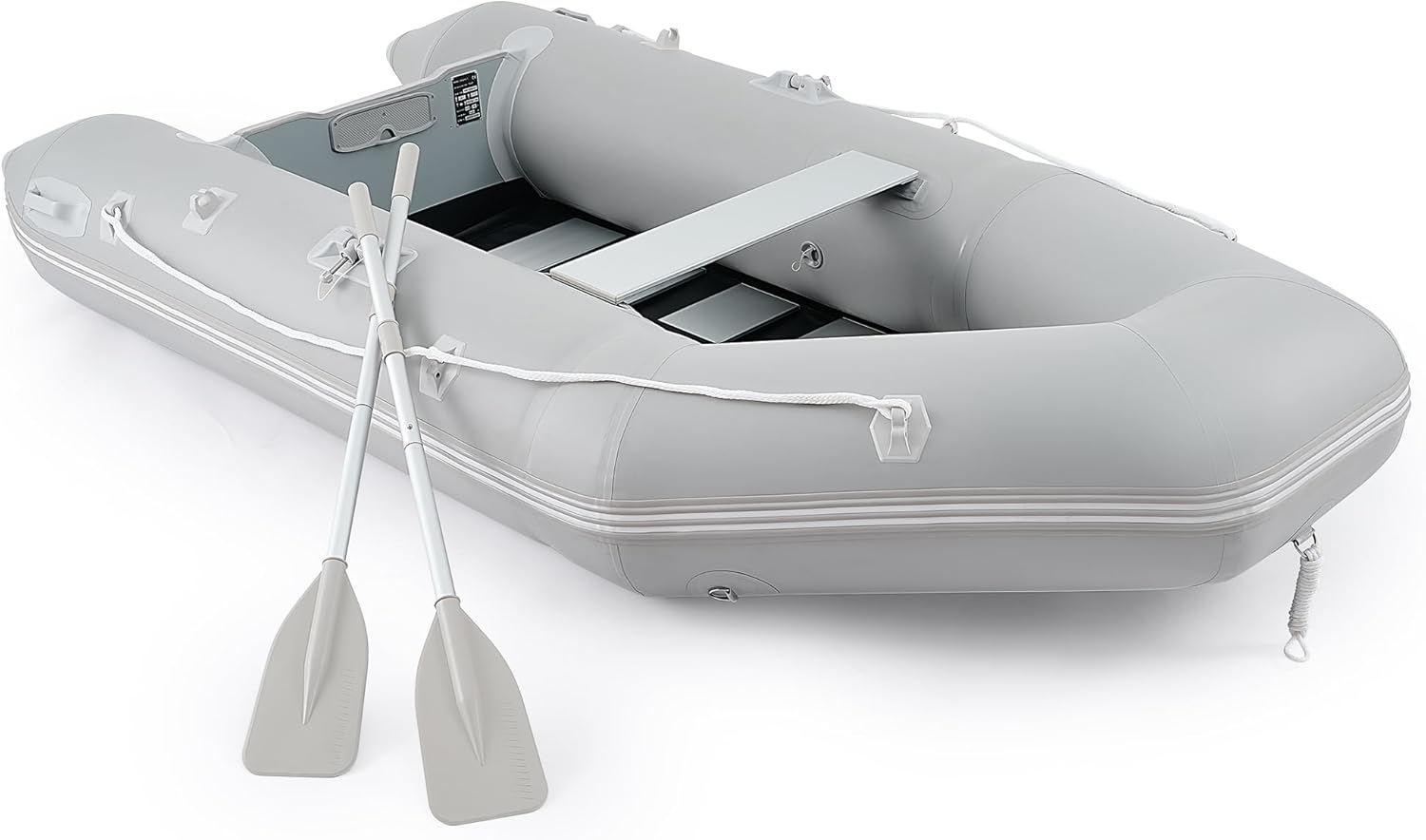 DARTMOOR Heavy Duty Inflatable Kayak, Portable Boat Raft for Adults with Aluminum Oars, Foldable Dinghy Float for Fishing Hunting or Playing on Lakes Rivers and Rapids