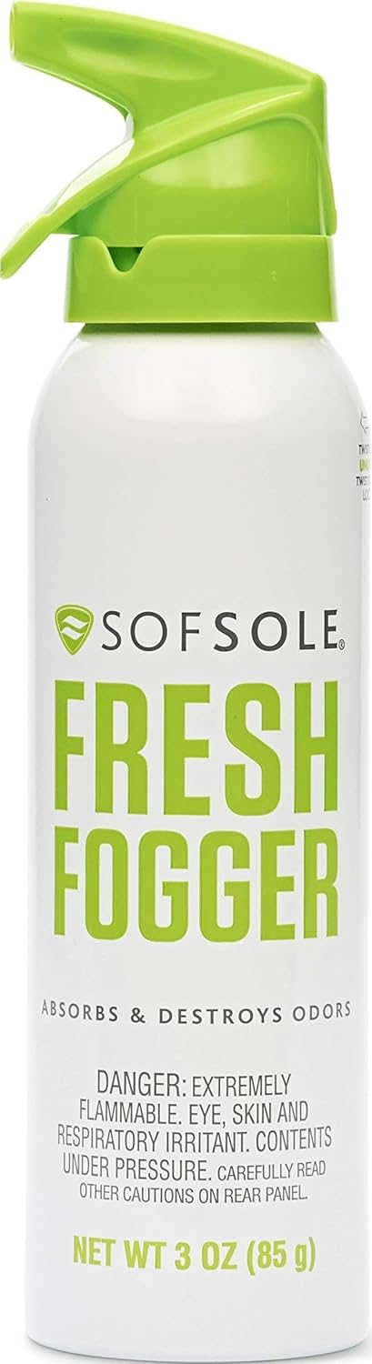 Sof Sole Fresh Fogger Shoe, Gym Bag, and Locker Deodorizer Spray