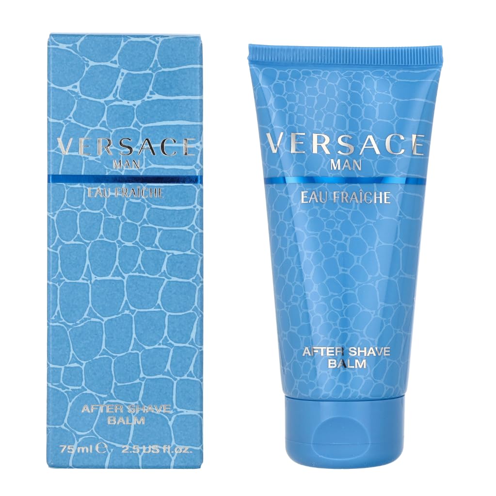 Versace Man Eau Fraiche Aftershave Balm 2.5 Oz / 75 Ml for Men by Gianni Versace