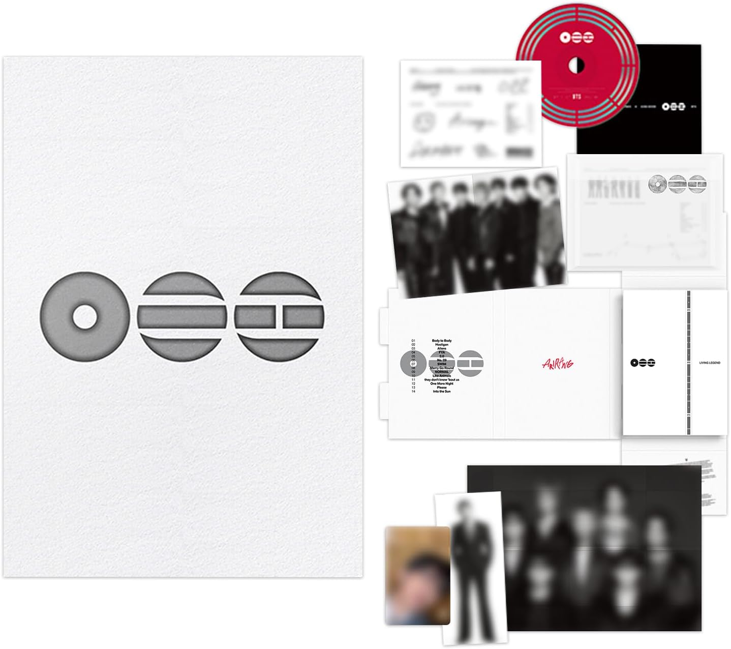 ARIRANG [Living Legend Ver.] + 4 Extra Photocards