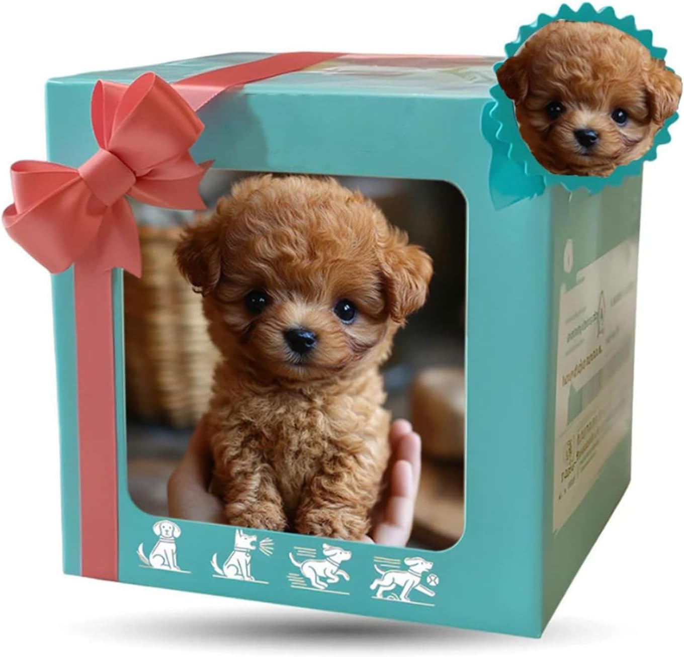 2025 New AI Robot Dog,Smart Realistic Robot Puppy,Interactive Plush Dog for Adults,Walking,Barking,Tail Wagging