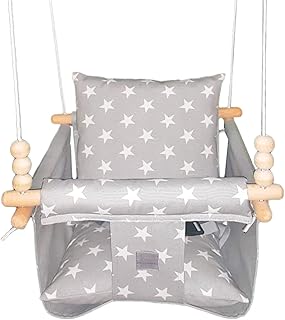 ROYALHOUSE Baby Swing Seat - with Safety Belt - Hanging Indoor Swing for Kids & Temporary Baby Swing Outdoor, Sports & Outdoor Play Toys, Used for Indoor Playground, Swing Sets for Backyard