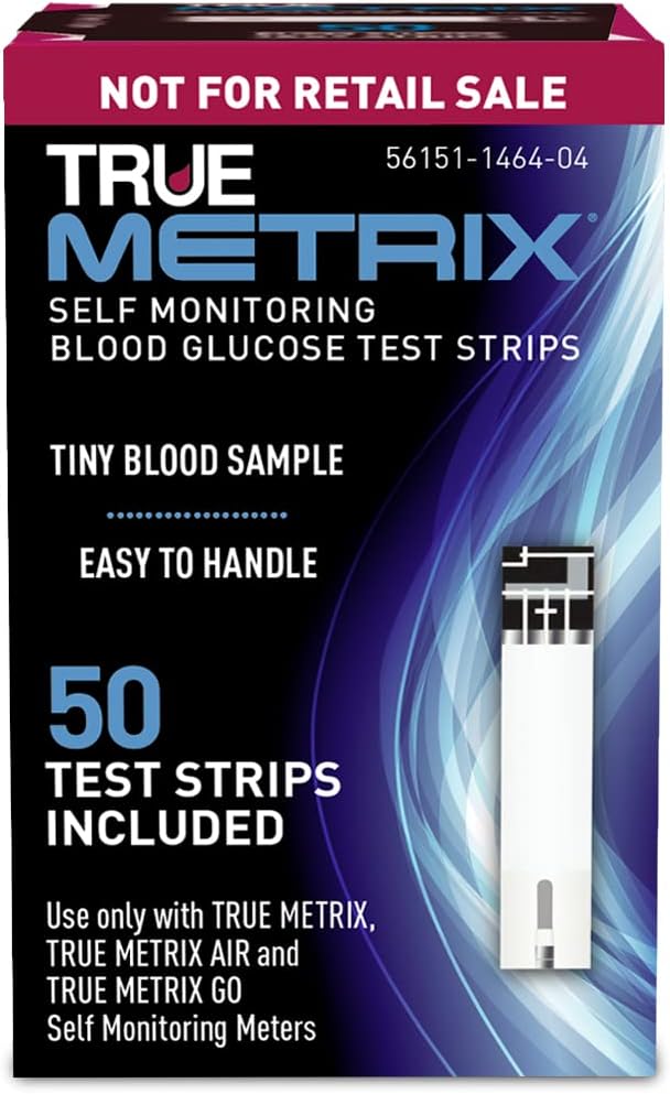 TRUE METRIX Blood Glucose Test Strips, 50 Count