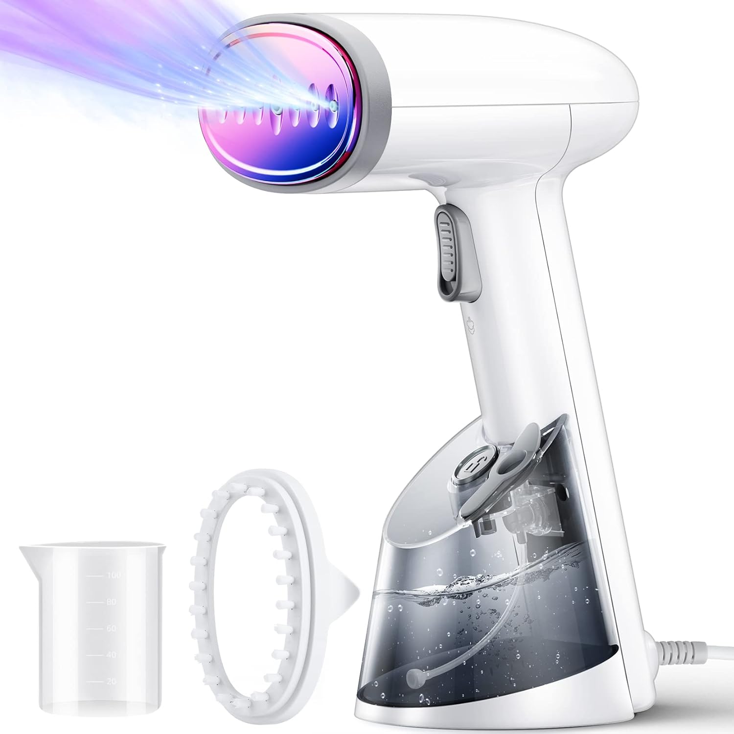 Steam Generator Accessories Clothes Steamer Handheld, FMK Portable Garment Steamer Iron for Clothes with Tank, for Vertical and Horizontal Steaming, Fast Heat-up, Fast Wrinkle Removal Steamer Clothing