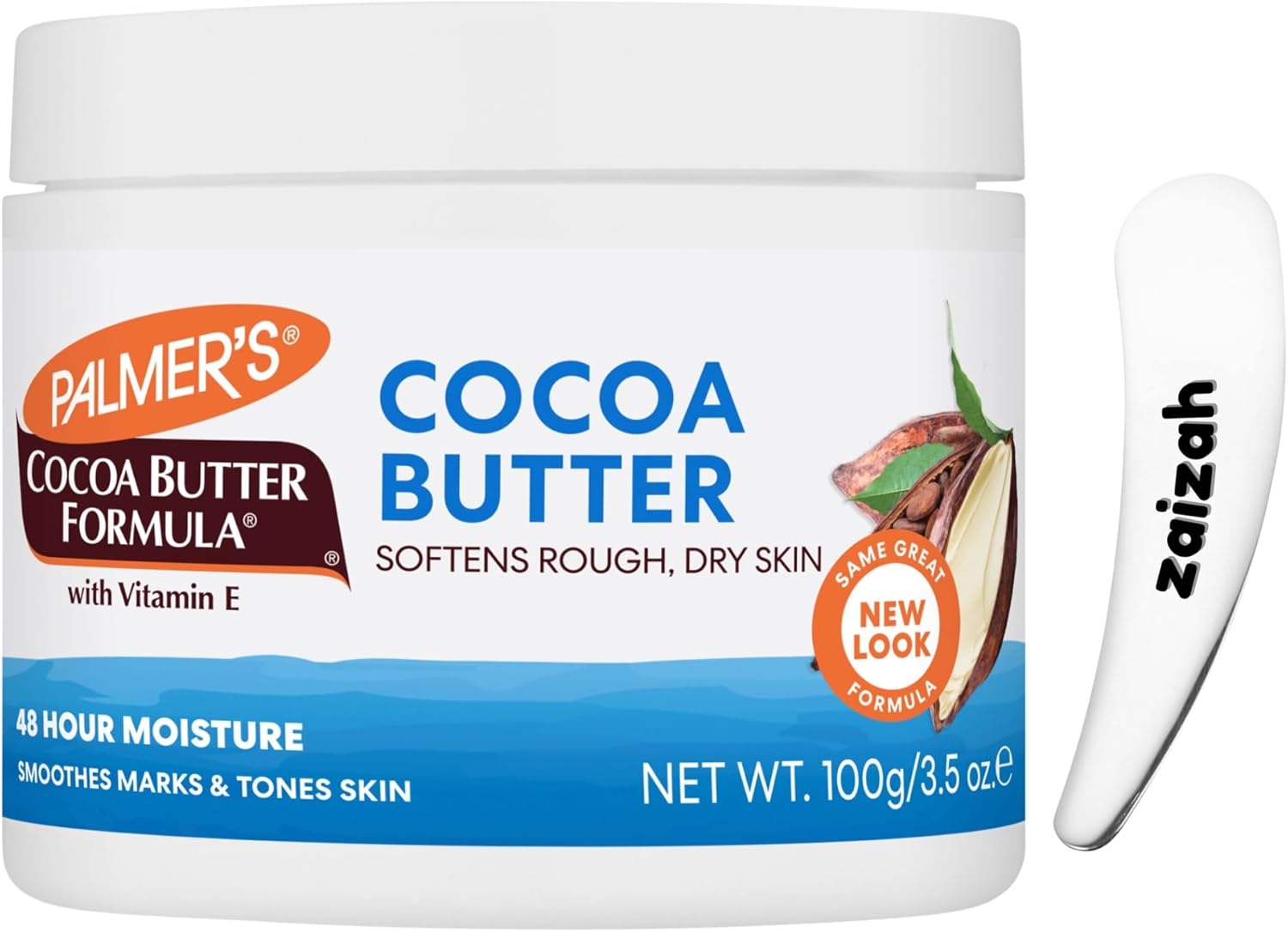Palmer's Nourishing Cocoa Butter Formula For Rough, Dry Skin - Silky Smooth Skin - Say Goodbye to Dryness 100g (With Cosmetic Spatula)