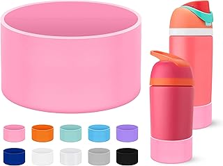 Mokoart Silicone Boot Compatible with Owala Kids Water Bottle 16/14 oz, Anti-Slip Rubber Bottom Protective Sleeve for Owala Kids FreeSip 16oz, Accessories for Owala Kids Flip 14oz
