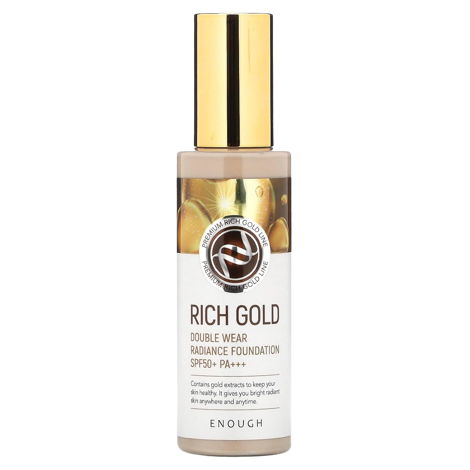 Enough Rich Gold, Double Wear Radiance Foundation SPF 50+ PA+++, 13, 3.53 oz (100 g)