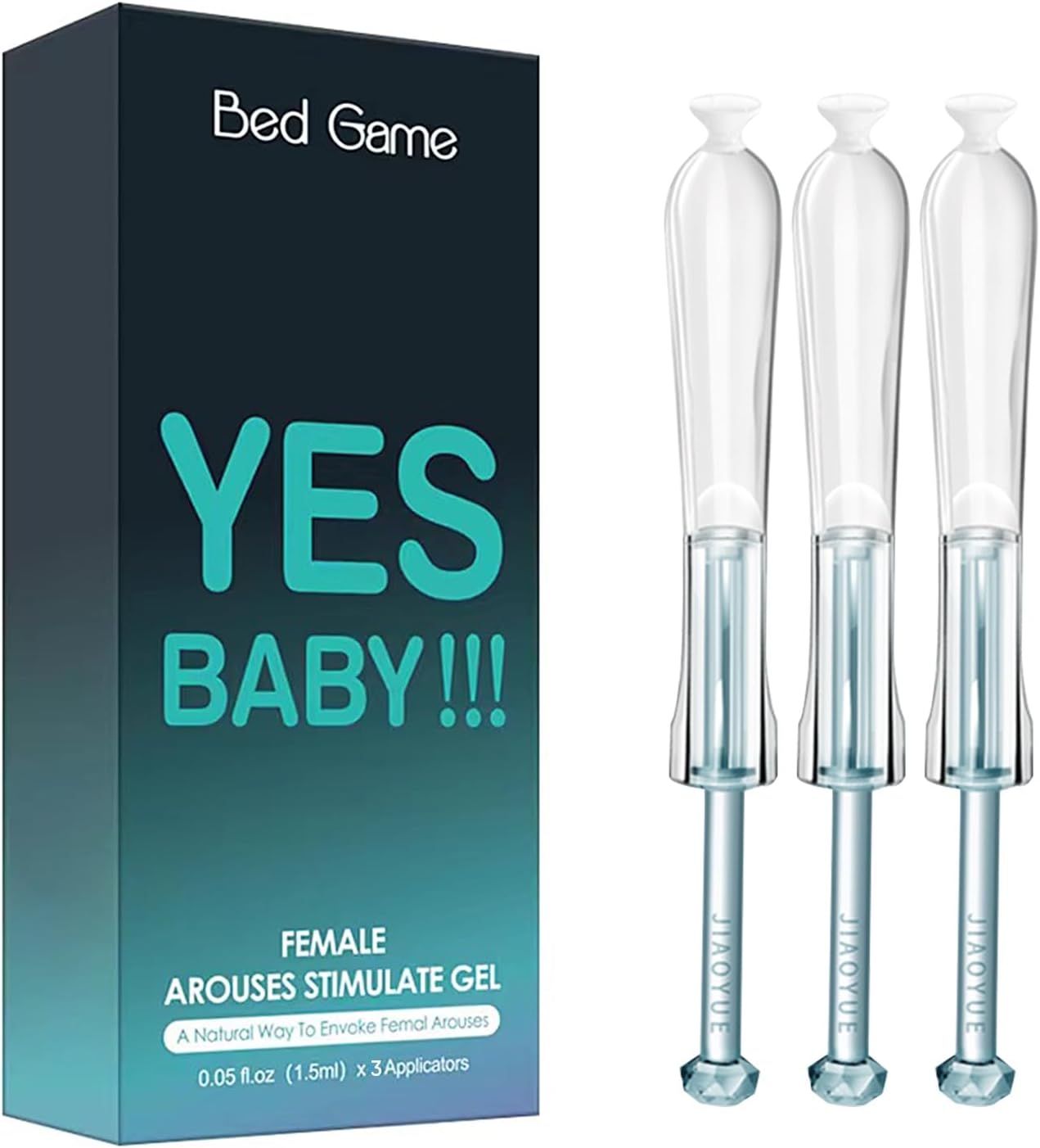 Libido Arouses Supplement, Female Stimulant Orgasm Enhancer Sex Toys for Couples pH-Balanced Intimate Moisturizer Sexual Pleasure 3 Prefilled Applicators Vaginal Moisturizer Arousal Supplements
