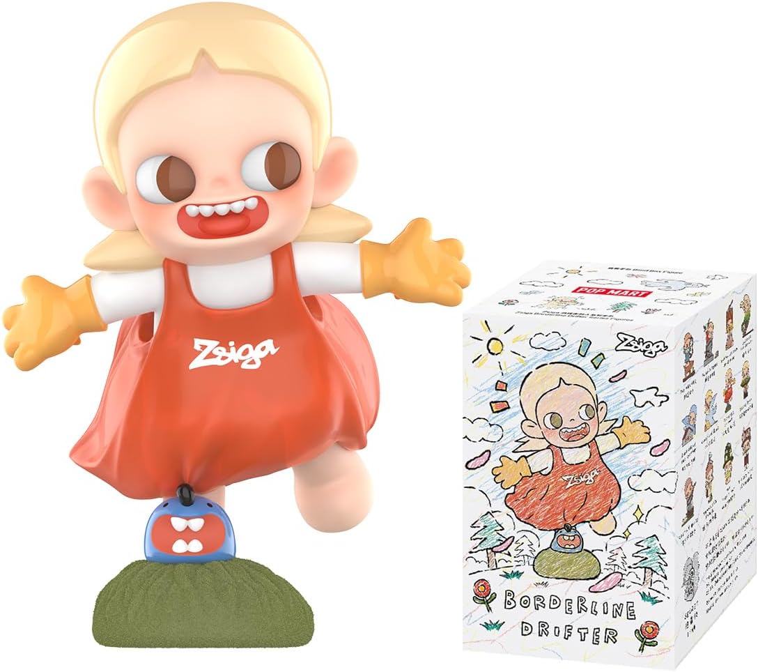 POP MART Zsiga Borderline Drifter Series Figures 1Box Premium Design Gifts for Women Fan-Favorite Collectible Chic Art Toy Action Figure