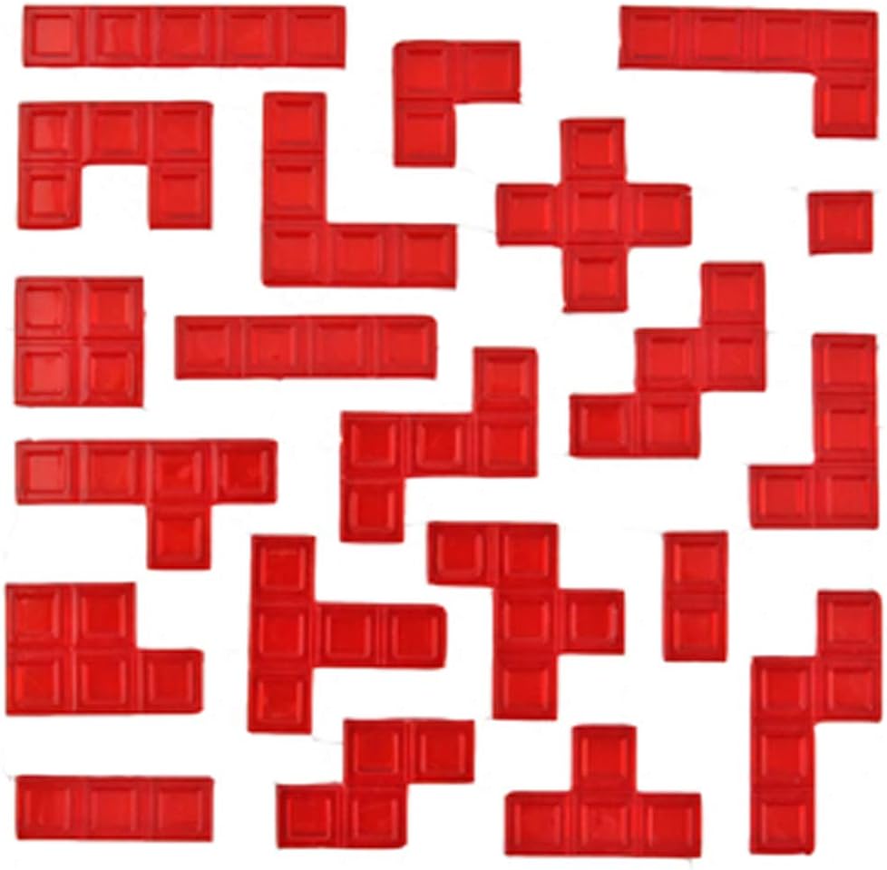 BLOKUS Game Replacement Parts ~ 21 RED PIECES