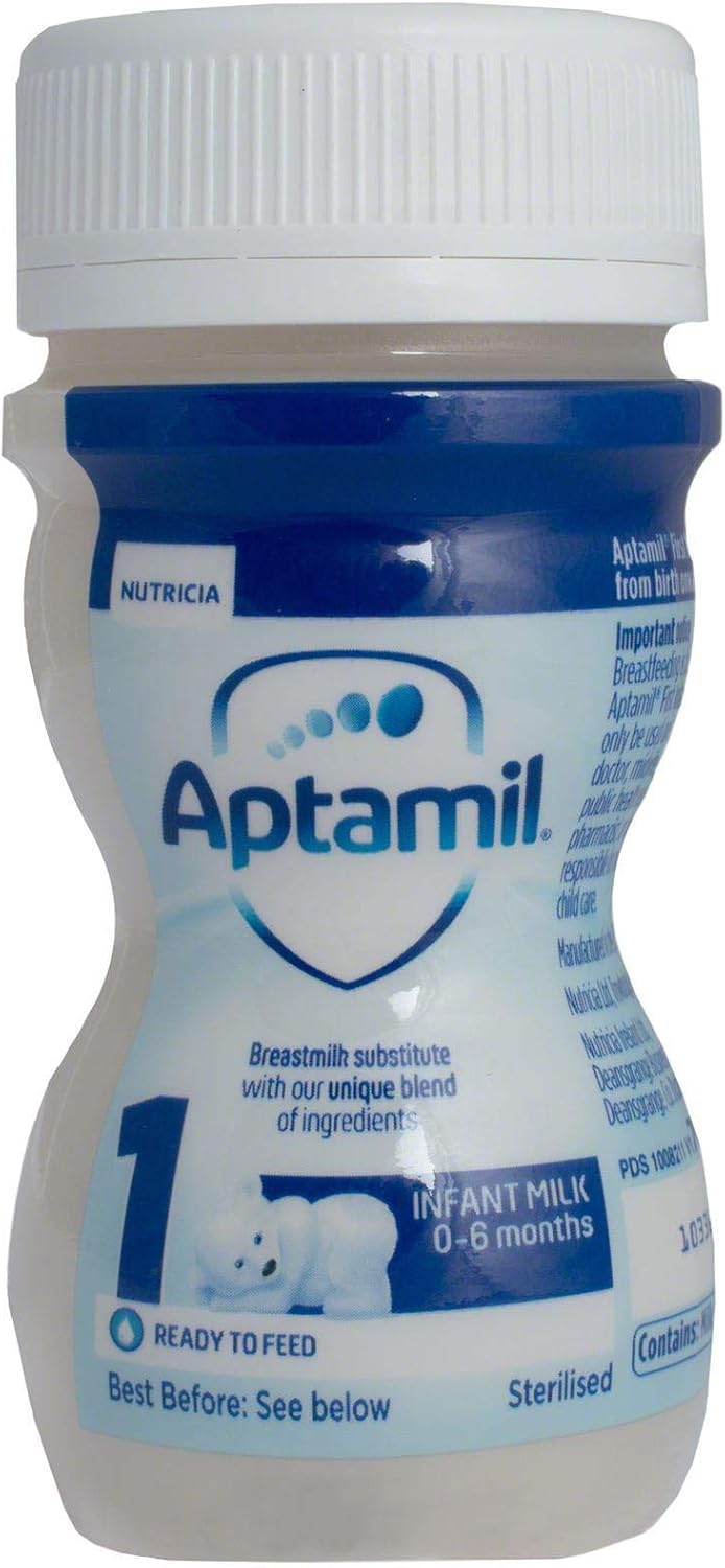 Nutwell Aptamil First Infant Milk, Ready To Feed, 70 ml, 24 Pack