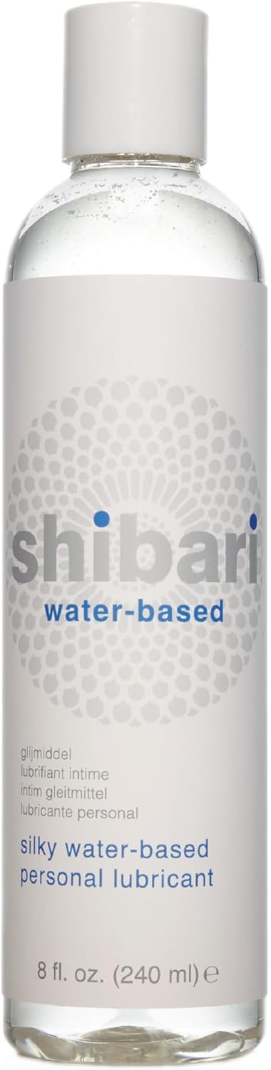 Shibari Premium Water-Based Lubricant, Personal Lube for Women, Men, and Couples (8 FL Oz (Pack of 1), Water-Based)