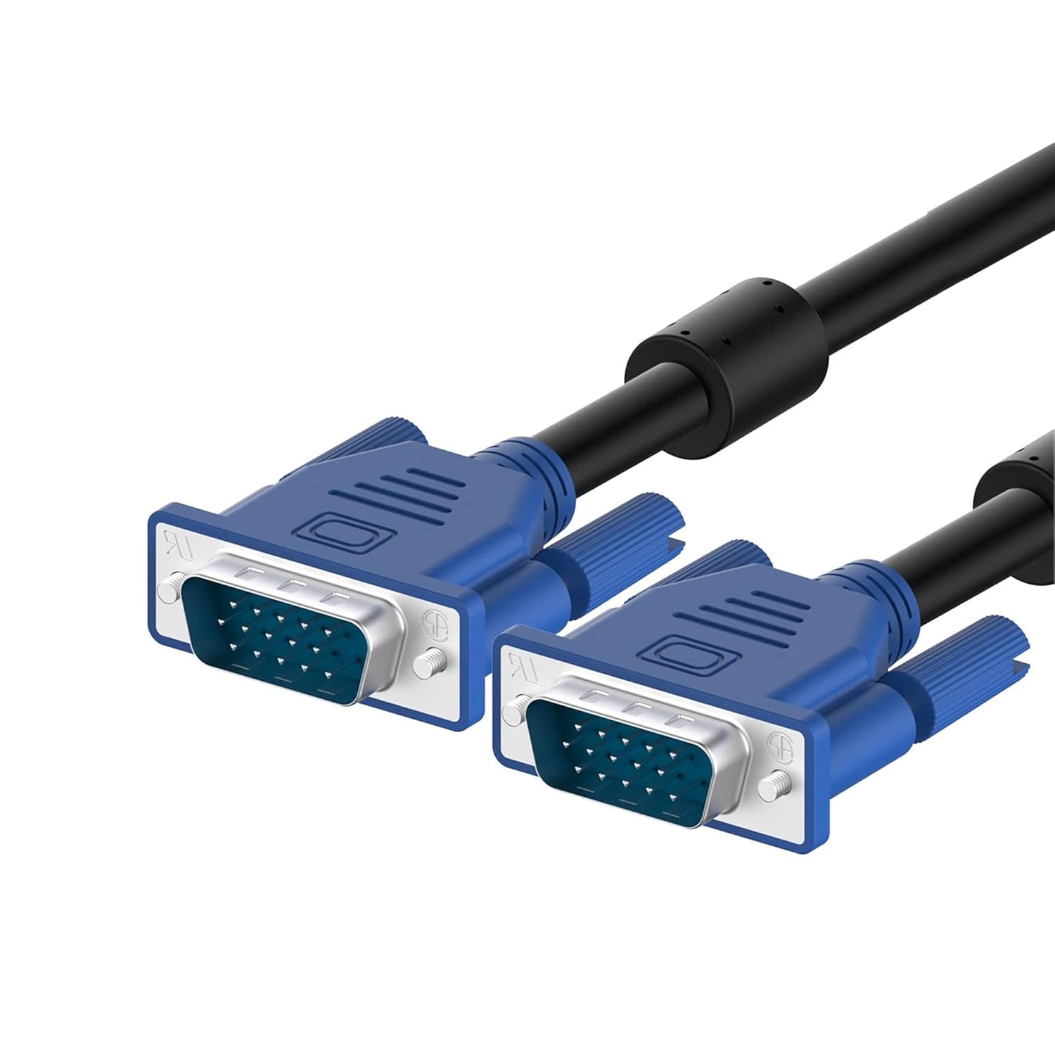Auroh VGA Cable 1.5m,15 pin 1080P Full HD SVGA/VGA Male to Male Monitor Extension Lead for Computer PC Laptops TV Projectors