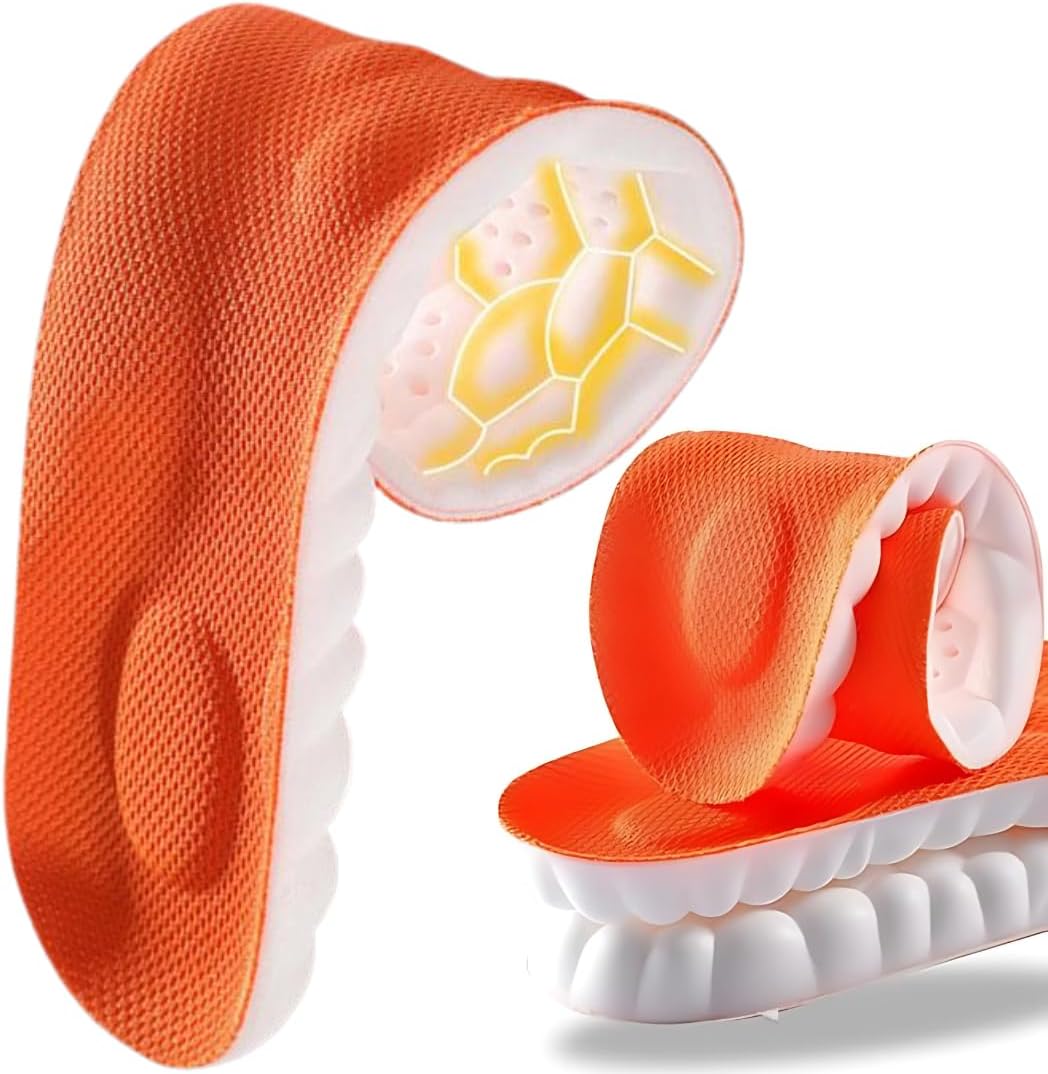 Steppers Insoles - 4D Cloud Technology Memory Foam Insole Men & Women - Cloudy Unisex Shoe Insoles for Relief Pain, Arch Support, Walking, Running and Jogging (Extra Large (UK 11-12))