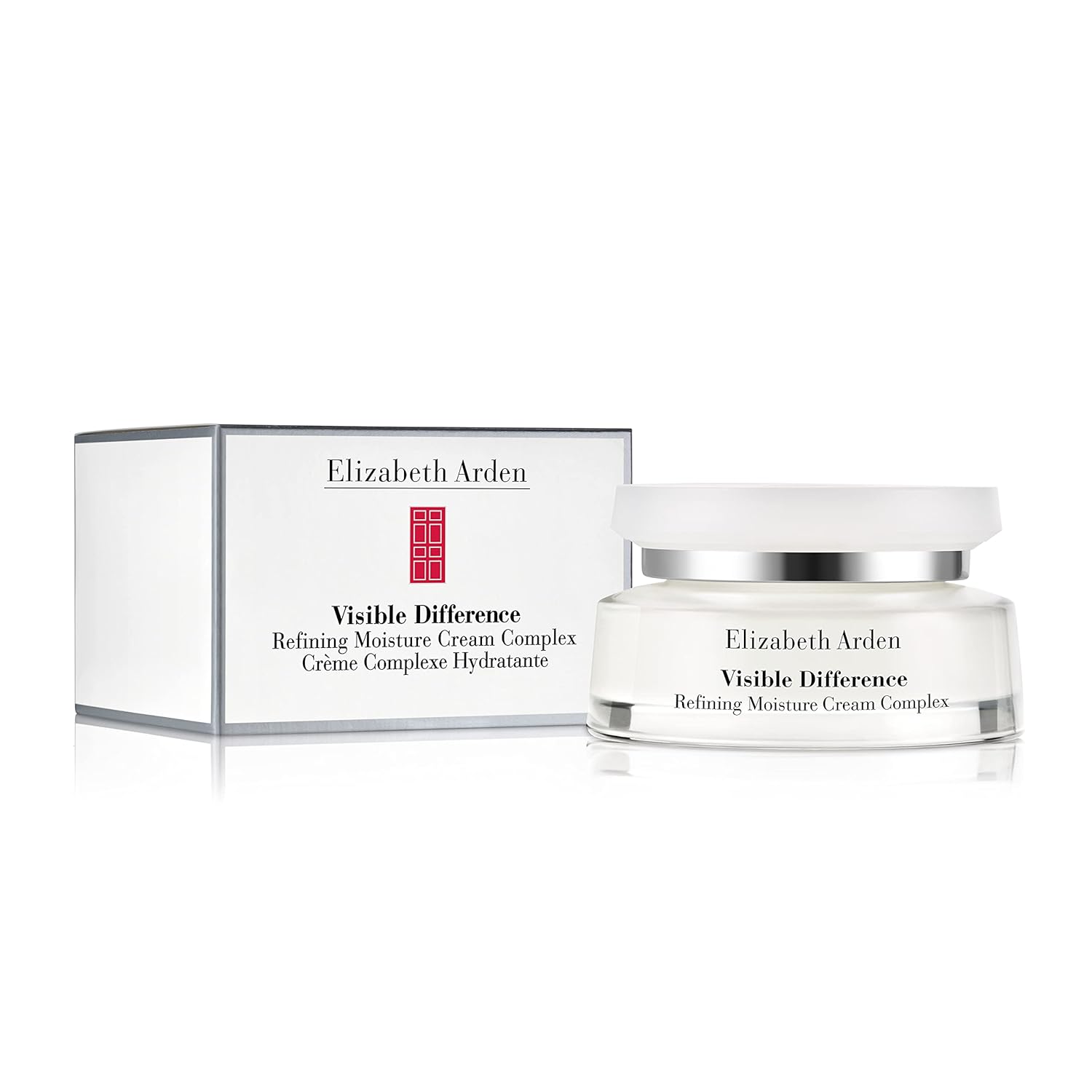 Elizabeth Arden Visible Difference Refining Moisture Cream Complex, Daily Face Moisturizer, Prevents Moisture Loss, Dermatologist and Clinically Tested, 2.5 oz