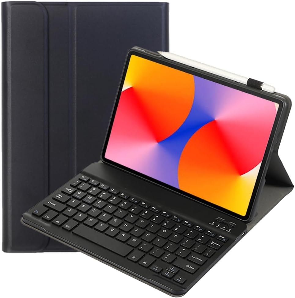 leleyo Case with Keyboard for Huawei MatePad SE 11 2024 11 Inch Keyboard Wireless Removable Magnetic QWERTY for Huawei MatePad SE 11 (Black)
