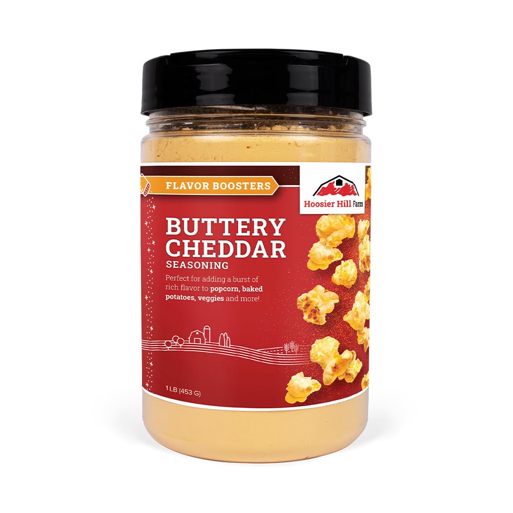 Hoosier Hill Farm Buttery Cheddar Seasoning, 1LB (Pack of 1)