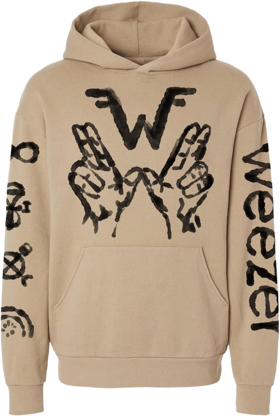Weezer Unisex Adult Weezer Gold Album Icons Hoodie