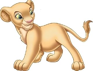 6 Inch Nala Cub Disney The Lion King Movie Animal Removable Peel Self Stick Adhesive Vinyl Decorative Wall Decal Sticker Art Kids Room Home Decor Girl Boy Children Bedroom 6 x 5 inch Tall