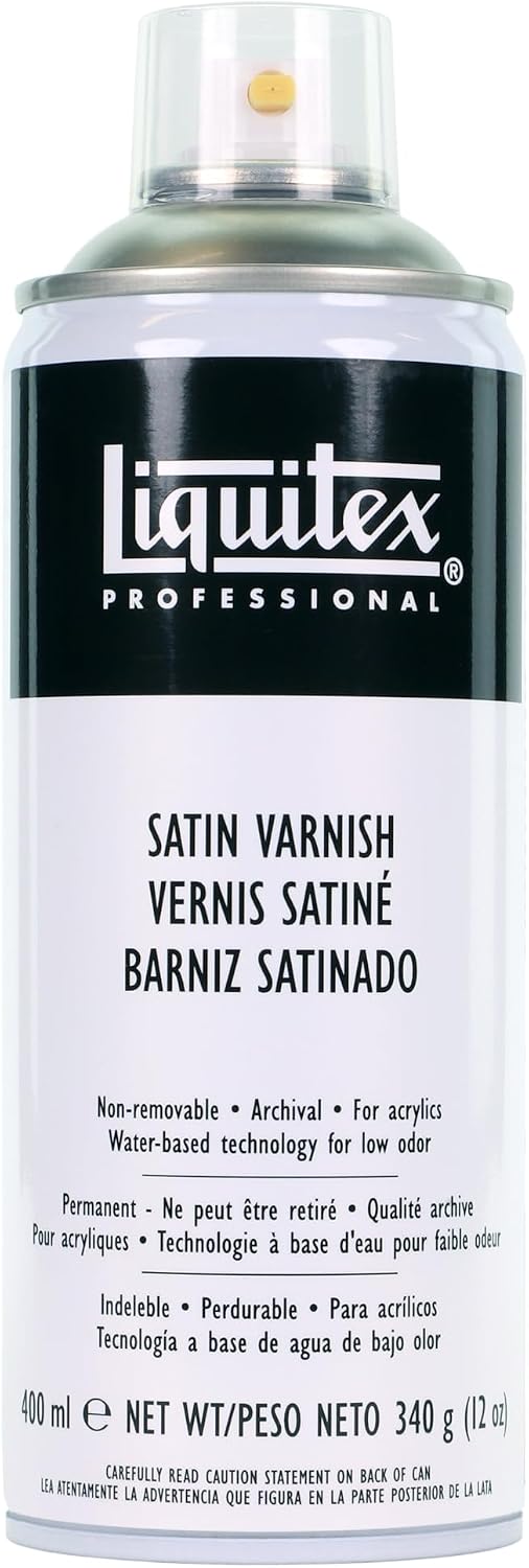 Liquitex Professional Spray Varnish, Satin, 12-oz Can