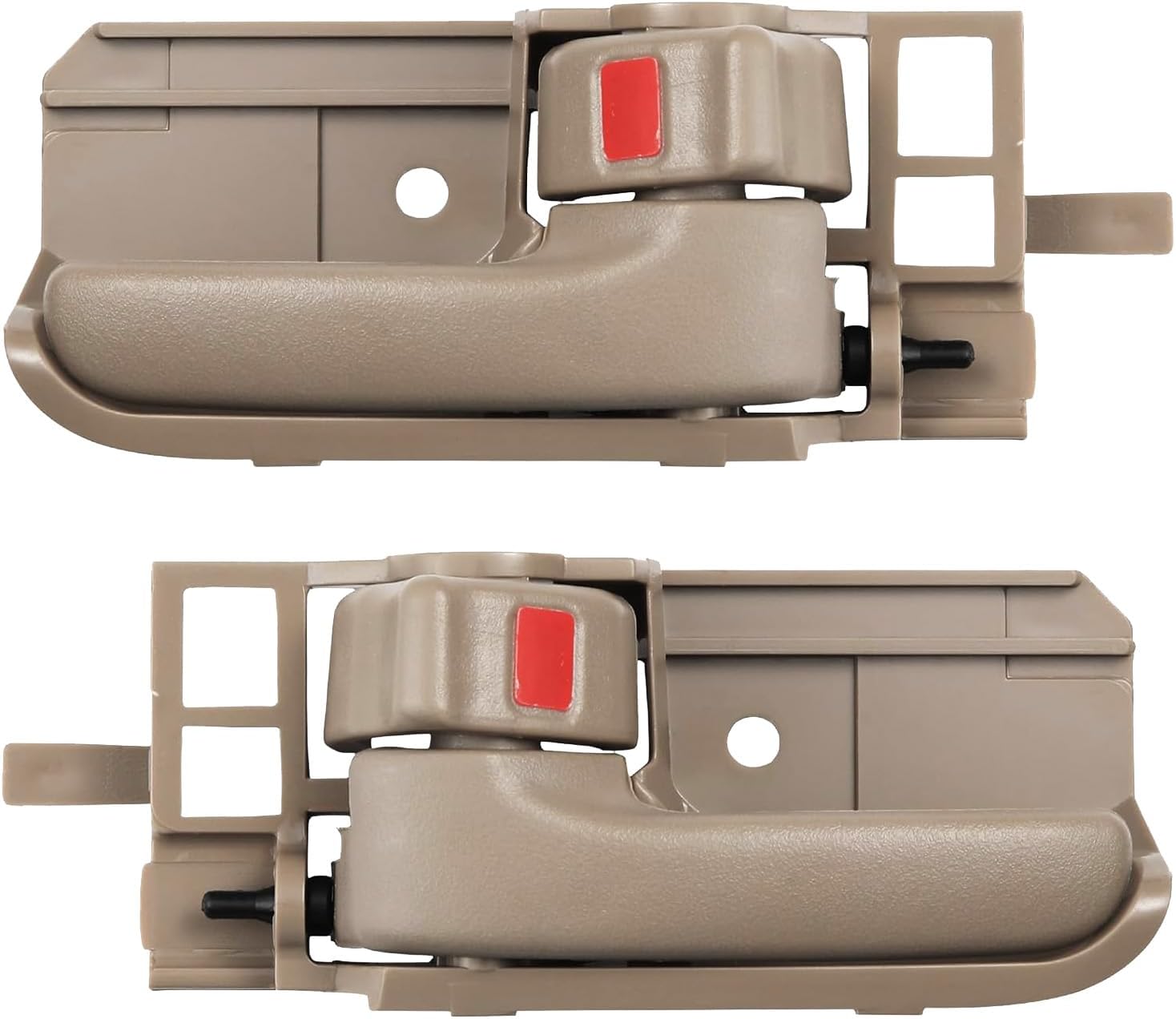 Interior Door Handle Set Compatible with 2003-2008 Toyota Corolla, 2005-2015 Toyota Tacoma, 2003-2008 Pontiac Vibe,Front or Rear, Driver and Passenger Side Beige