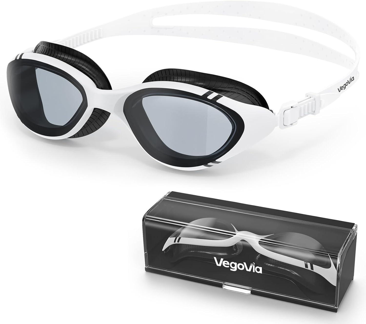 Adult Swim Goggles for Men Women Swimming Goggles Pool Anti-Fog/UV Water Swim Glasses Goggle with Case