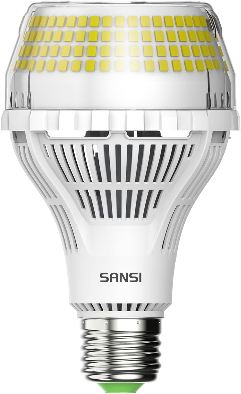 SANSI 400W Equivalent 6000 Lumens Brightest LED Light Bulb