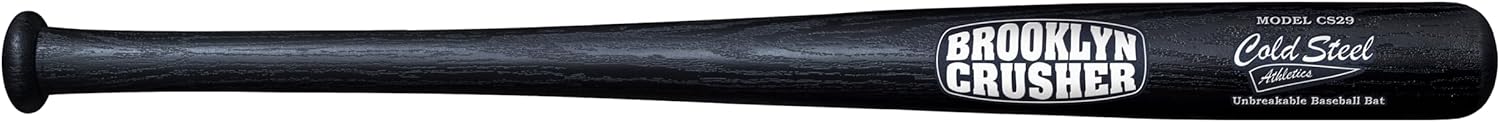 Cold Steel Baseball Bat Brooklyn Crusher (92BSS), Black 29 inch