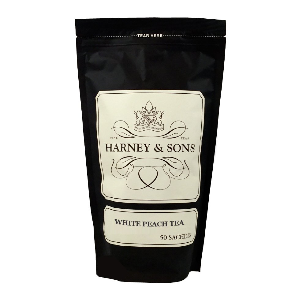 Harney & SonsTea, White Peach, 0.49 lb (Pack of 10)