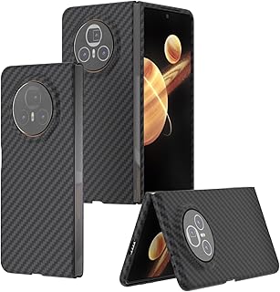 Phone Flip Case Case Compatible with Huawei Honor Magic V3 Carbon Fibre Case Ultra Thin Slim Fit hard PC with Non-Slip Grip Full Protection Protective Cover for Huawei Honor Magic V3 phone protection(