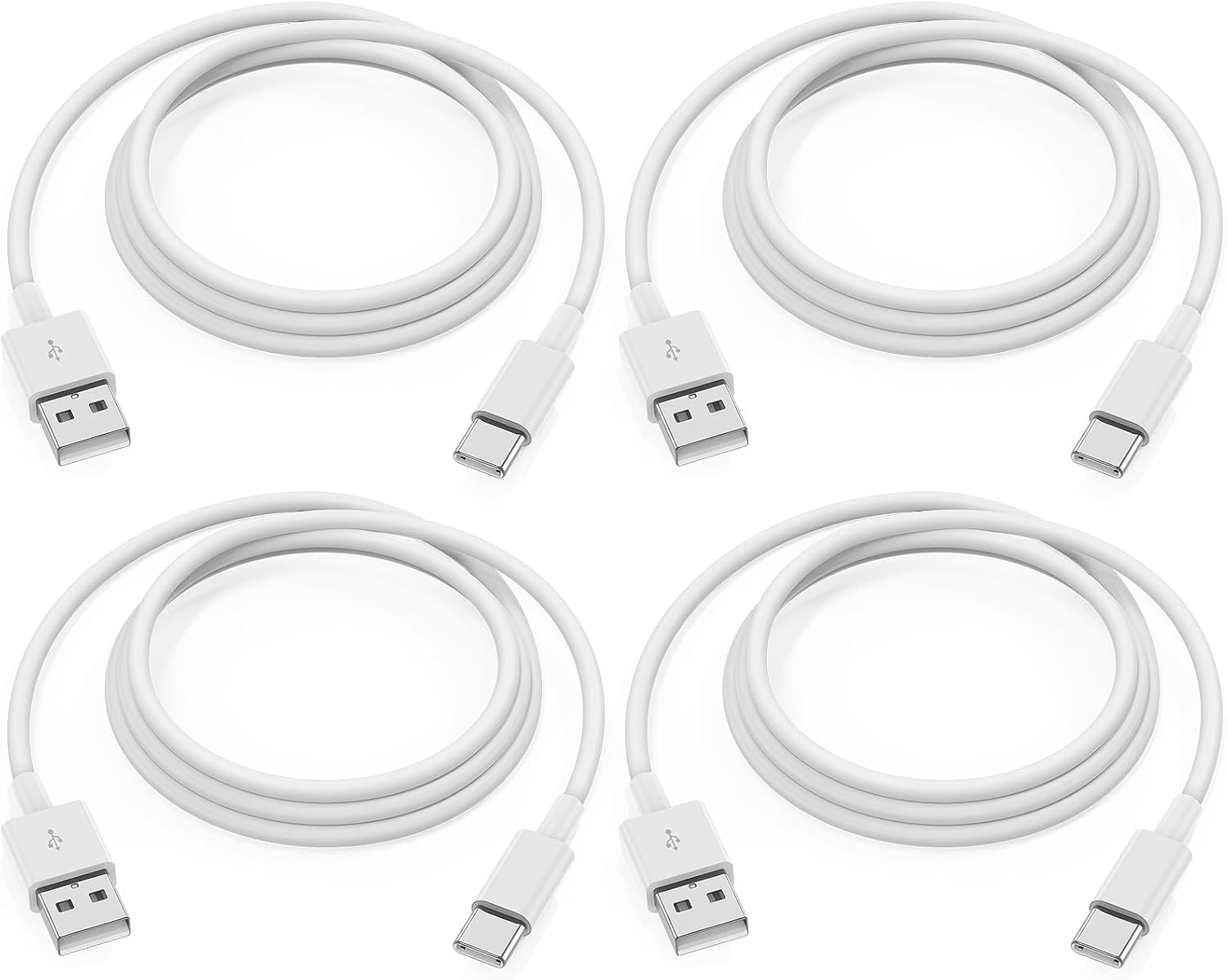 4Pack Car Carplay Cable for iPhone 16 15 Pro Max 15 Plus Car Charger Cord,3.3FT [Apple MFi] USB A to USB C Cable Carplay Adapter Cord Fast Charging for iPhone 15 16 Plus,iPad Pro 13/11,iPad Air 5/4