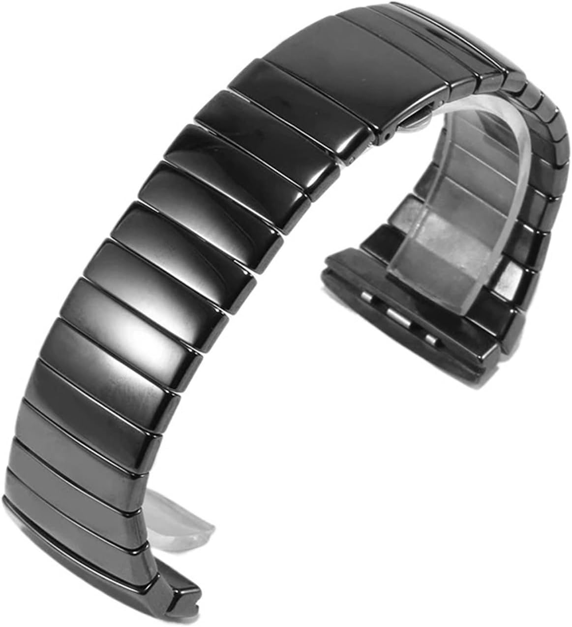BGFFDSZ Ceramic Watch Strap Compatible With Rado Sintra Series Watchband Black Ceramic Bracelet Women Men 17mm 29mm 26mm