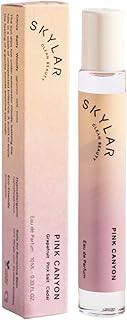 Skylar Pink Canyon Eau de Parfum - Hypoallergenic & Clean Perfume for Women & Men, Vegan & Safe for Sensitive Skin - Notes of Grapefruit, Pink Salt & Cedar - 10mL /0.33 Fl oz