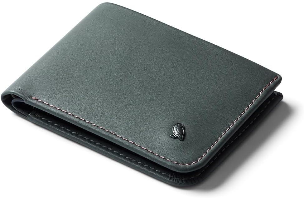 Bellroy Hide & Seek Wallet (Slim Leather Bifold Design, RFID Protected, Holds 5-12 Cards, Coin Pouch, Flat Note Section, Hidden Pocket)