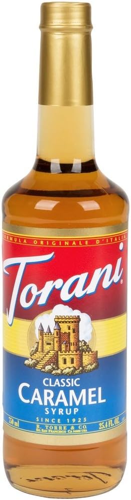 Torani CLASSIC Caramel Syrup, 750 mL