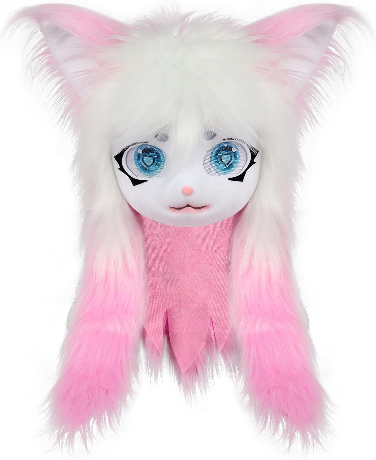 SMILETERNIT Animal Head Cat Fursuit Cut Mask Halloween Masquerade Cosplay Costume Props
