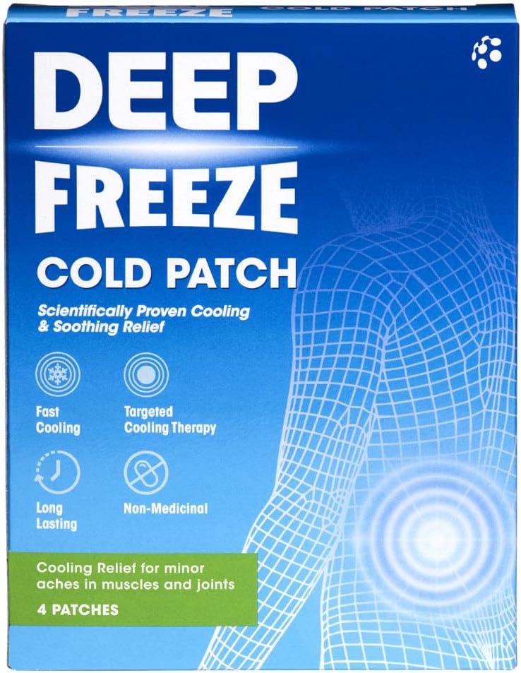 DEEP FREEZE PAIN RELIEF COLD PATCHES 4'S