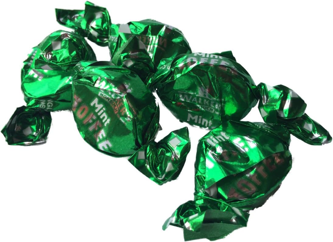 Walkers Mint Toffees Retro Sweet Shop Traditional Old Fashioned (1kg)
