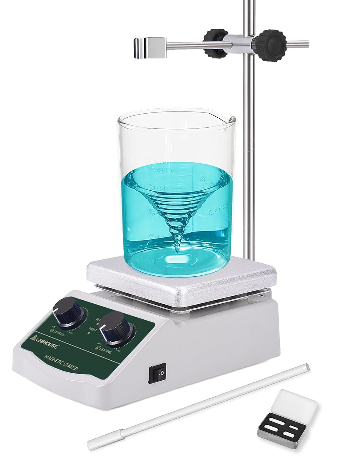 LHS-2 Magnetic Stirrer Hot Plate, 300°C/572°F, 2000RPM, 2L