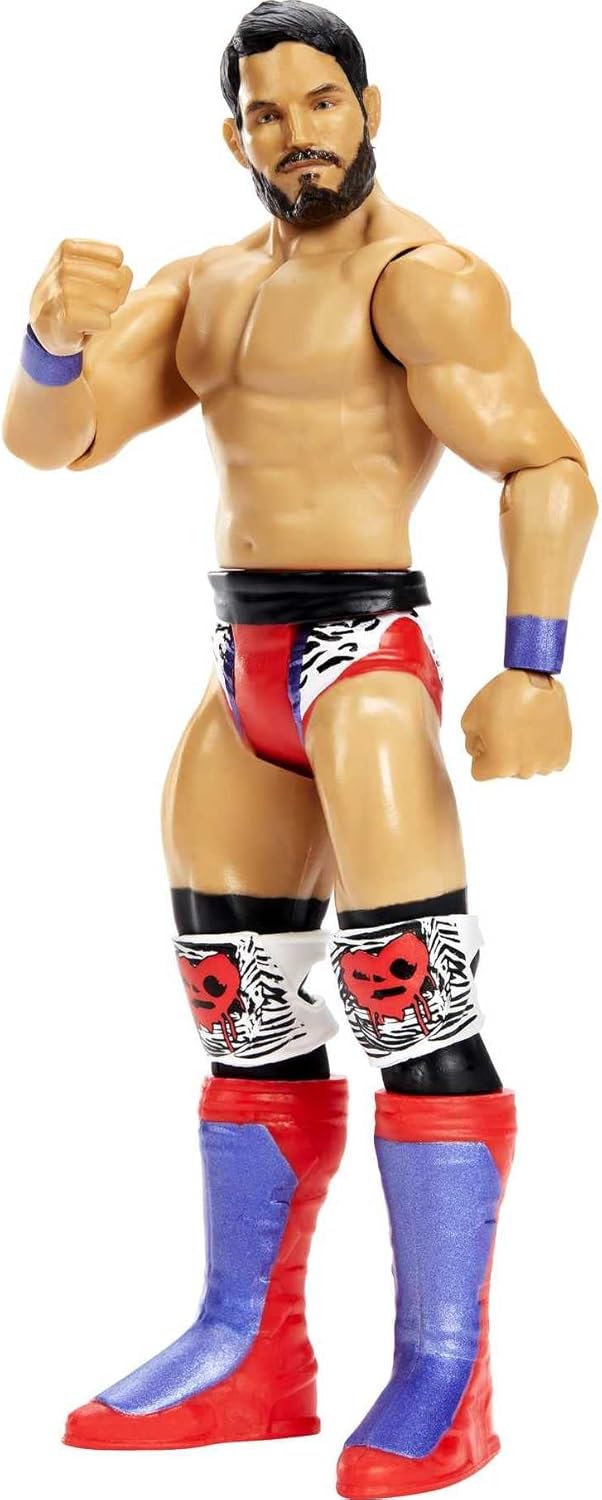 Mattel WWE Johnny Gargano Basic Action Figure, Posable 6-inch Collectible for Ages 6 Years Old & Up