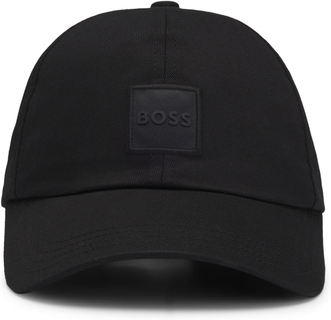 BOSS Cap Aus Baumwoll-Twill Mit Logo-aufnäher