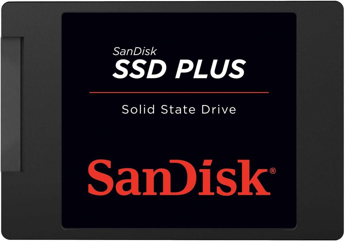 SanDisk SSD PLUS 2TB Internal SSD - SATA III 6 Gb/s, 2.5"/7mm, Up to 545 MB/s - SDSSDA-2T00-G26
